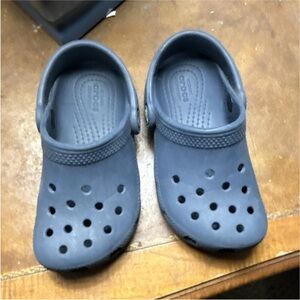 CROCS Kids Blue Slip-On Slippers